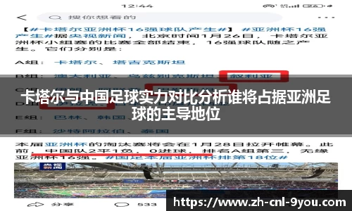 卡塔尔与中国足球实力对比分析谁将占据亚洲足球的主导地位